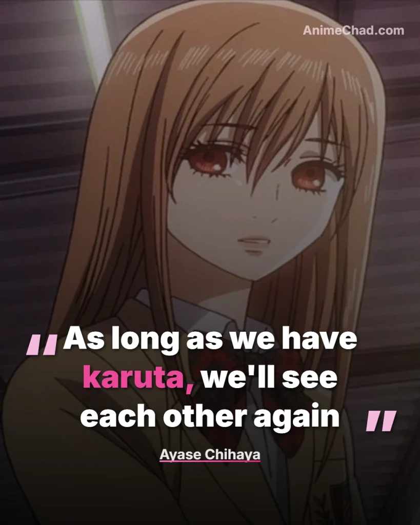 Ayase Chihaya Quotes