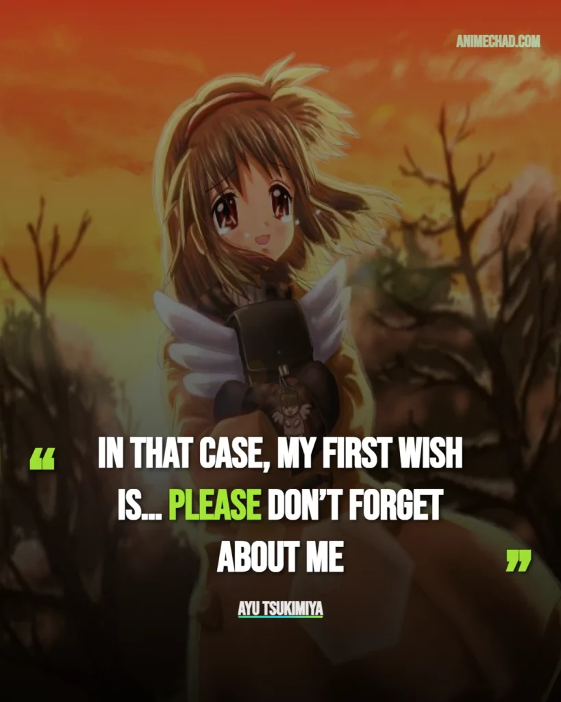 Ayu Tsukimiya Quotes (2)