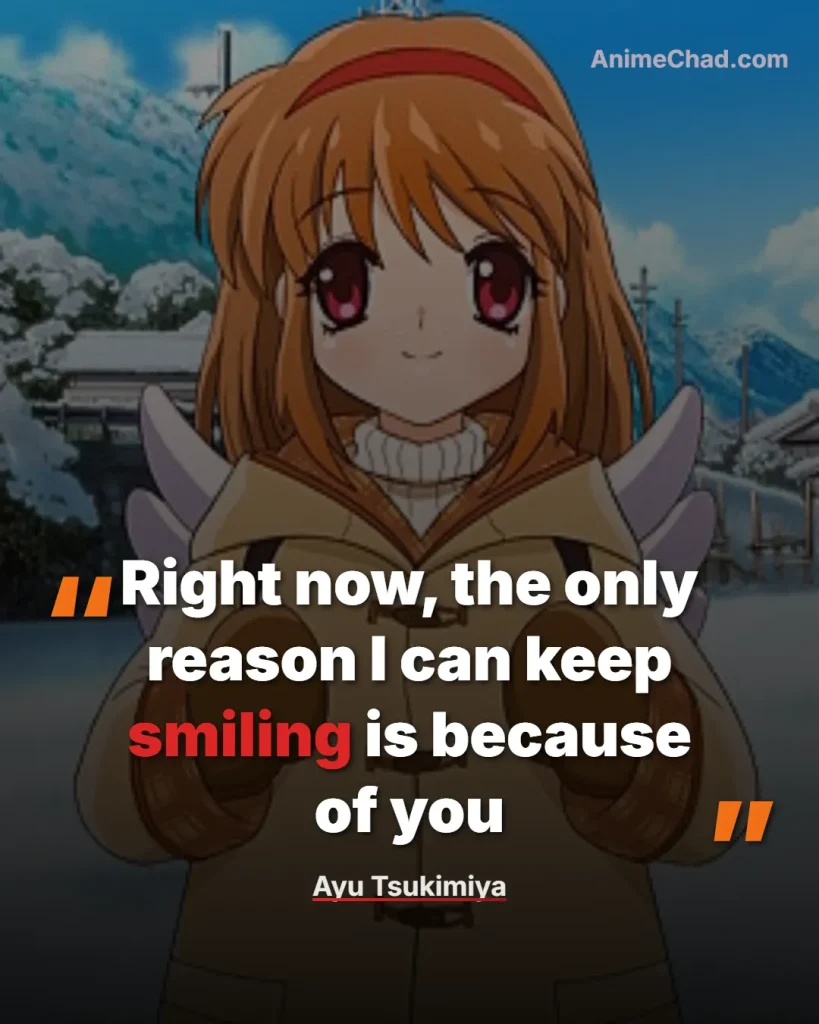 Ayu Tsukimiya Quotes (3)