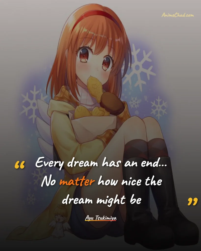 Ayu Tsukimiya Quotes (4)