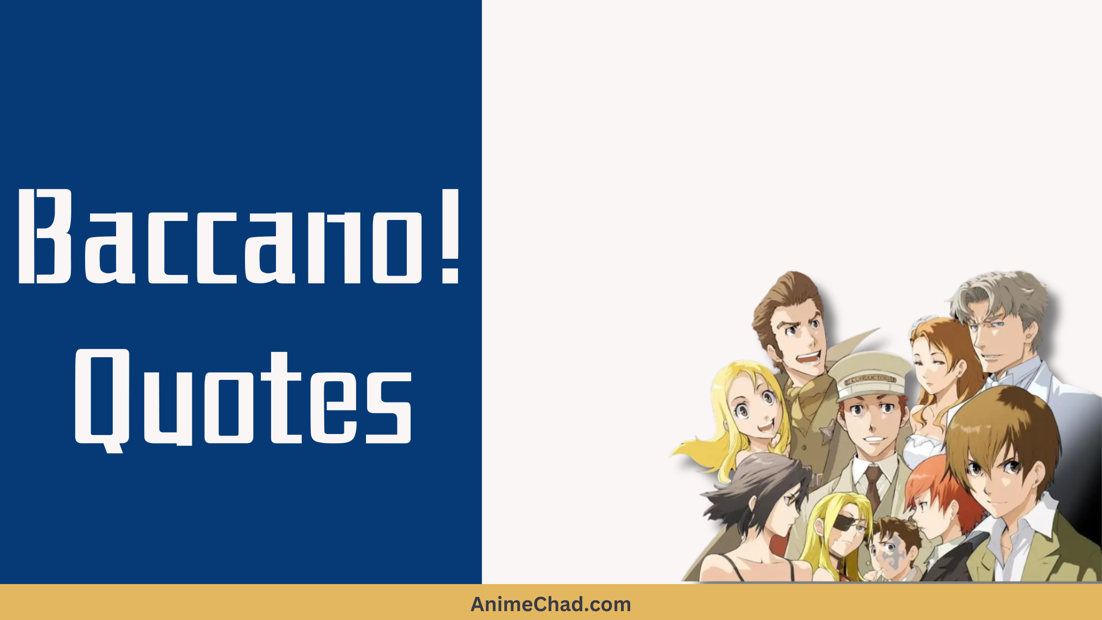 Baccano! Quotes