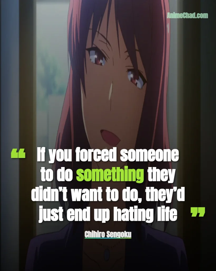 Chihiro Sengoku Quotes