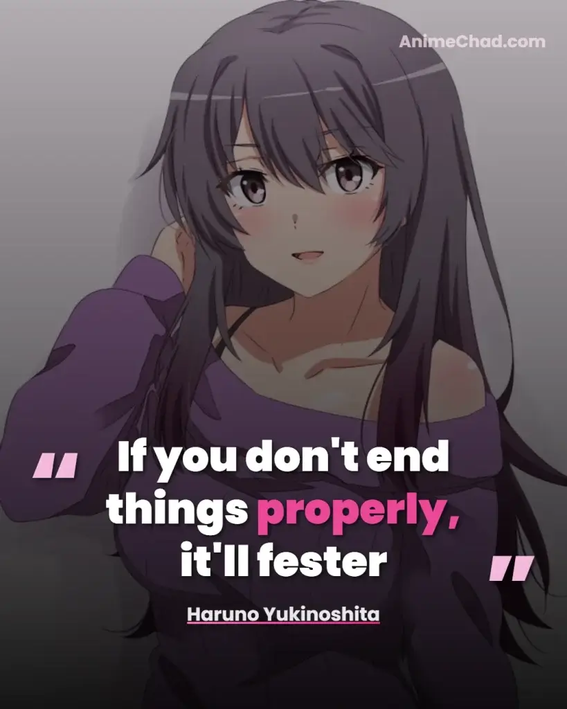 Haruno Yukinoshita Quotes