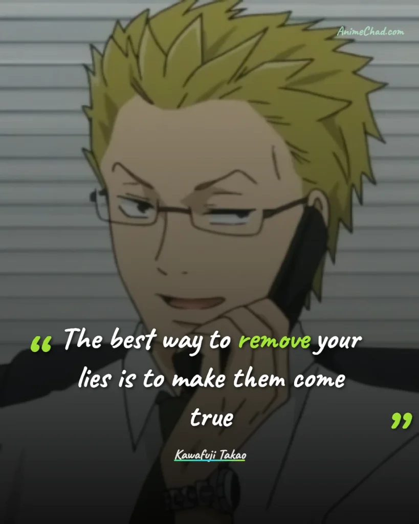 Kawafuji Takao Quotes (2)