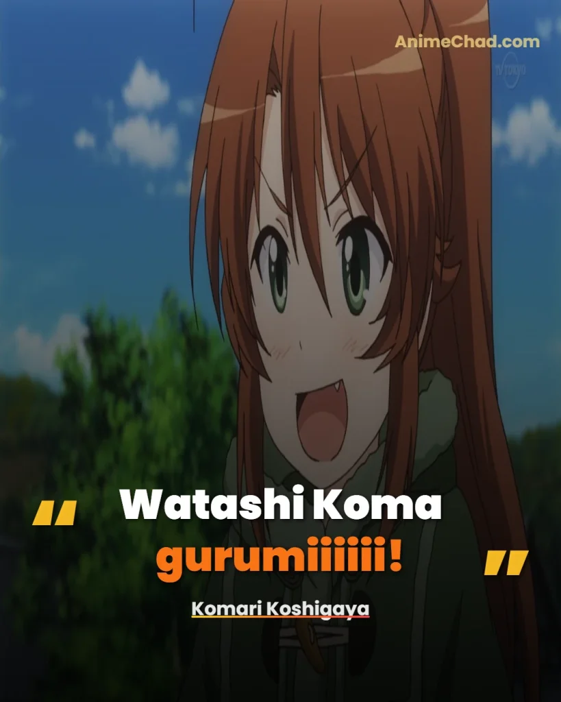 Komari Koshigaya Quotes (1)