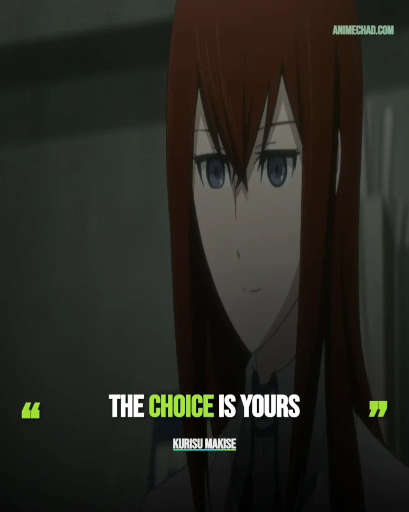 Kurisu Makise Quotes