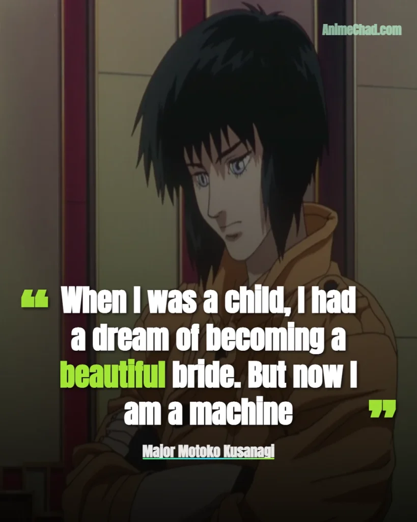 Major Motoko Kusanagi Quotes (2)