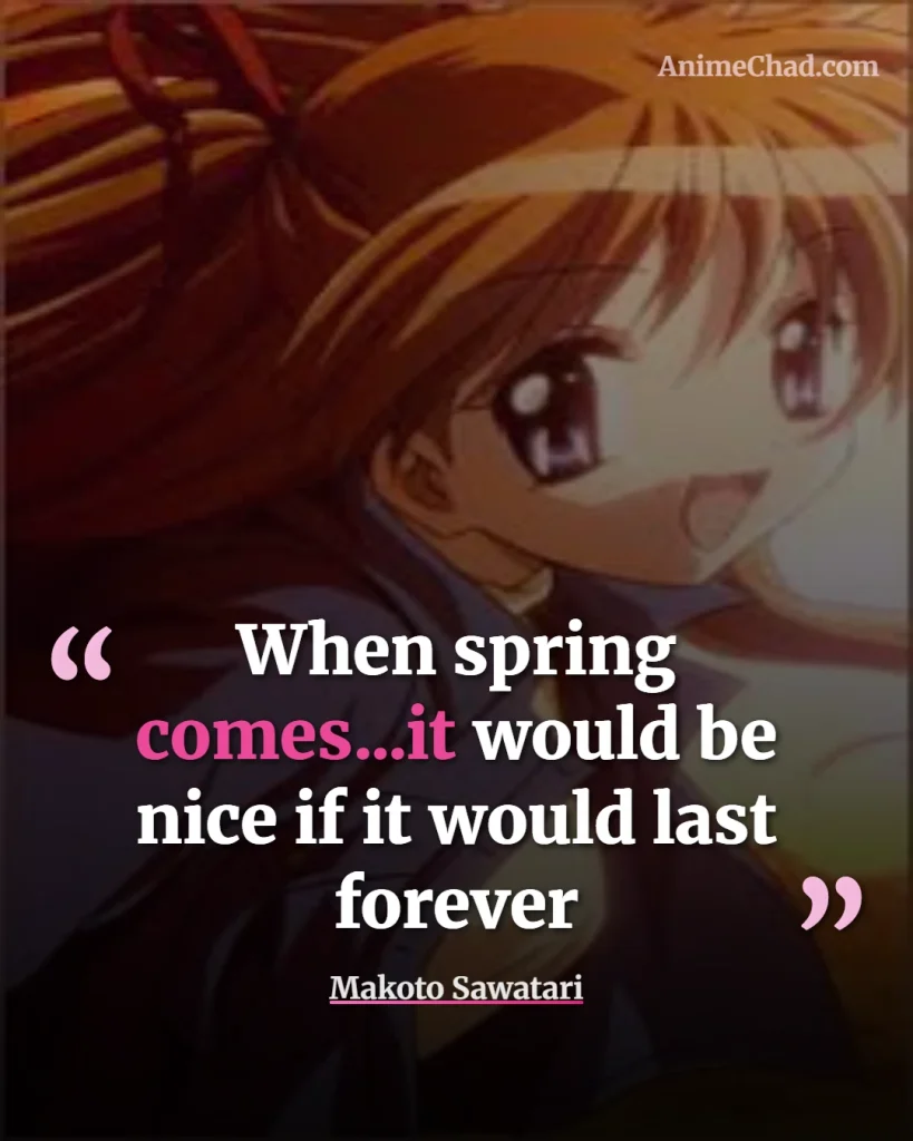 Makoto Sawatari Quotes (1)