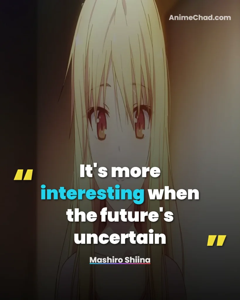Mashiro Shiina Quotes