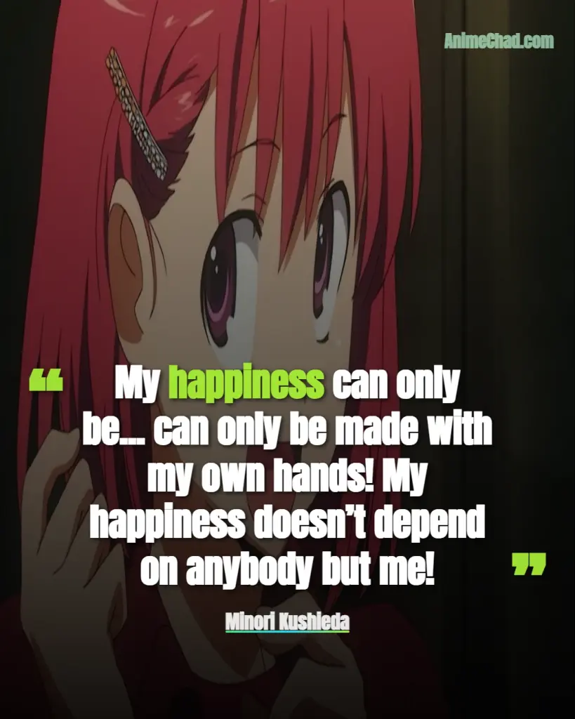 Minori Kushieda Quotes