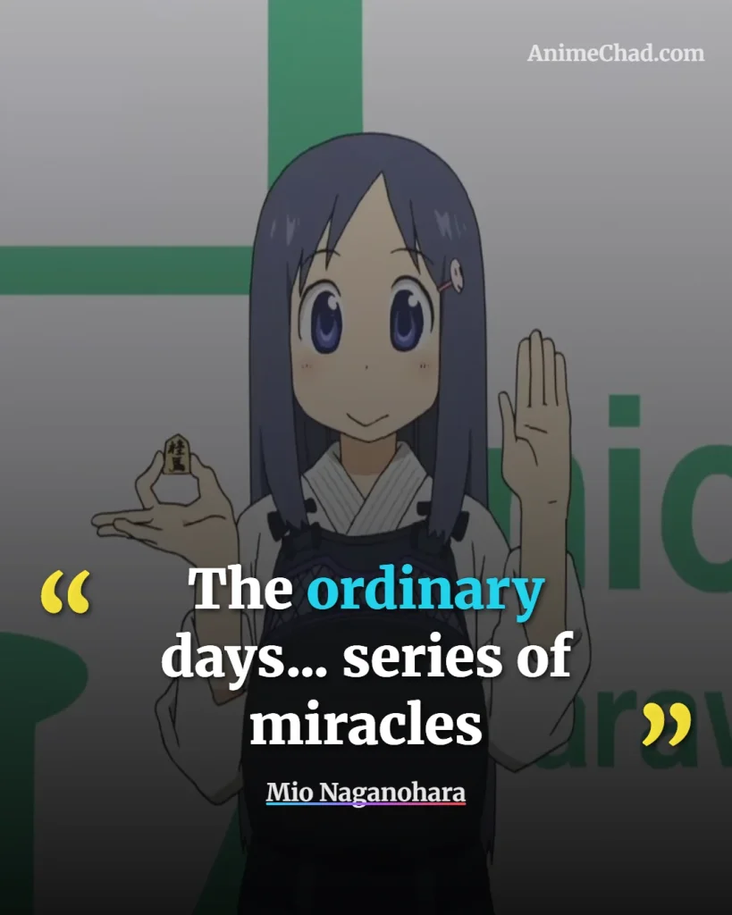 Mio Naganohara Quotes (5)
