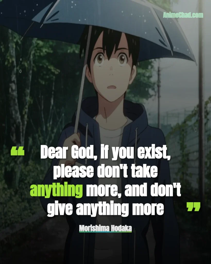 Morishima Hodaka Quotes (2)