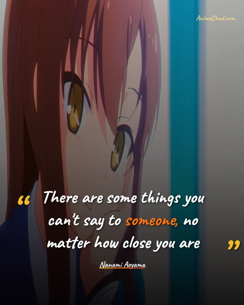 Nanami Aoyama Quotes