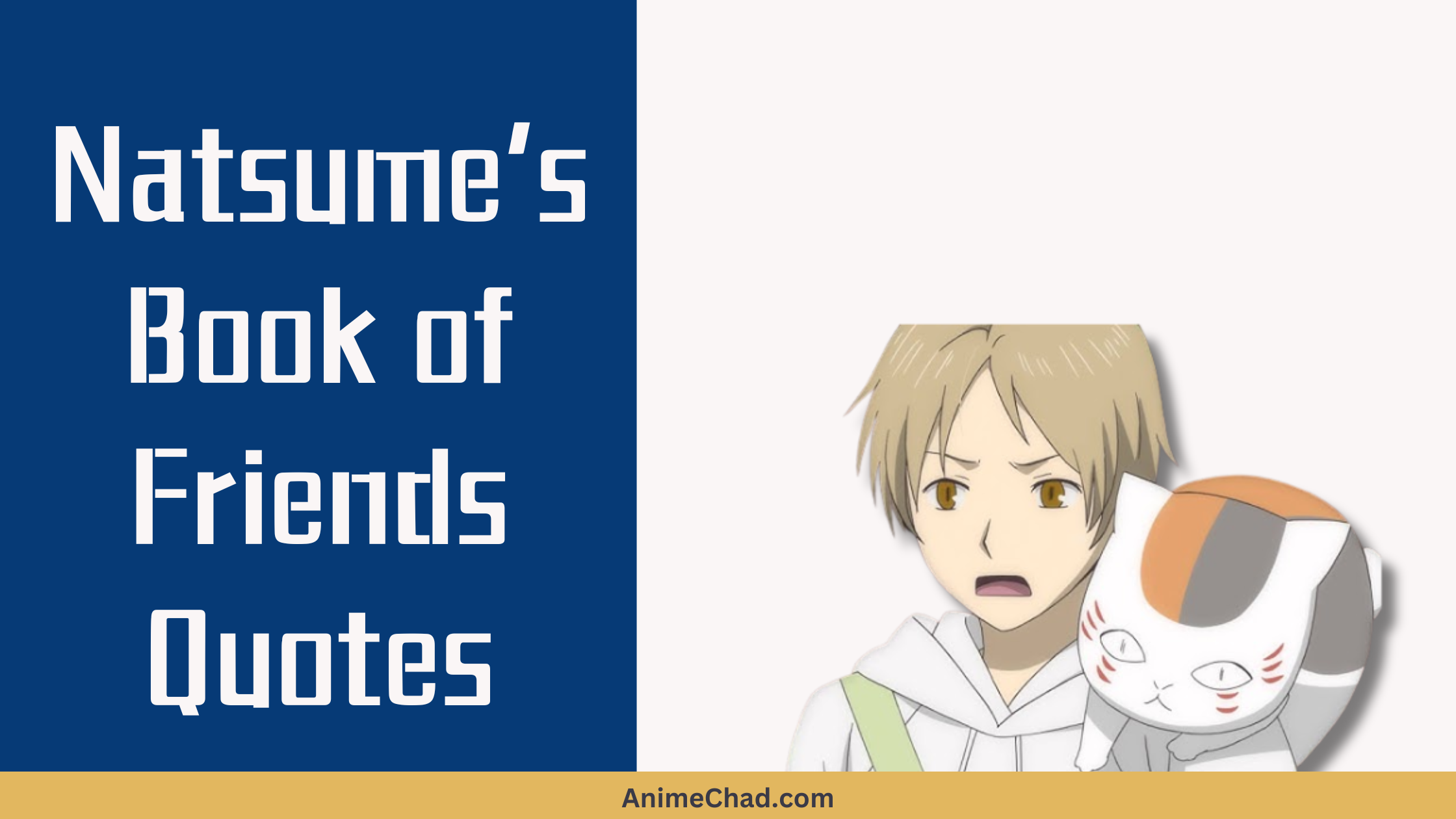 Natsume’s Book Of Friends Quotes