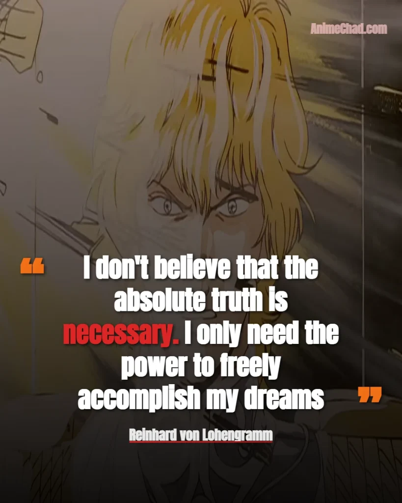 Reinhard Von Lohengramm Quotes (9)