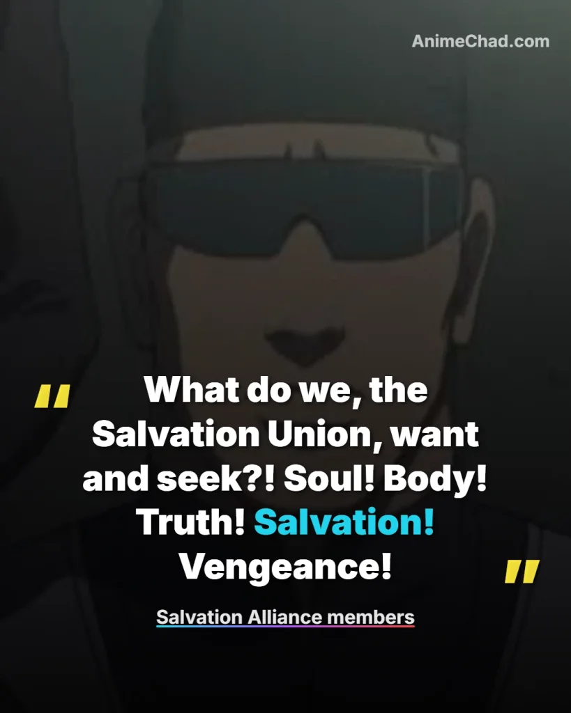 Salvation Alliance Members Quotes