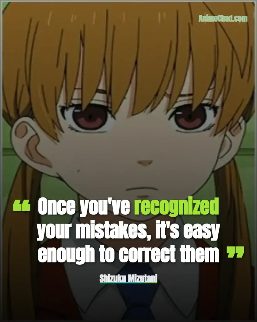 Shizuku Mizutani Quotes (1)