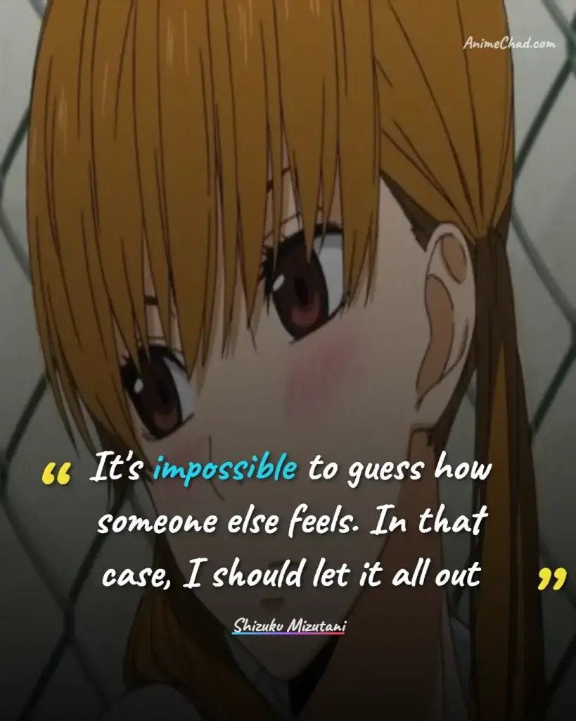 Shizuku Mizutani Quotes (2)