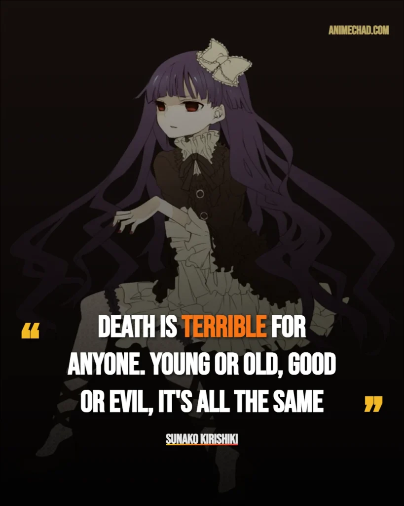 Sunako Kirishiki Quotes (1)