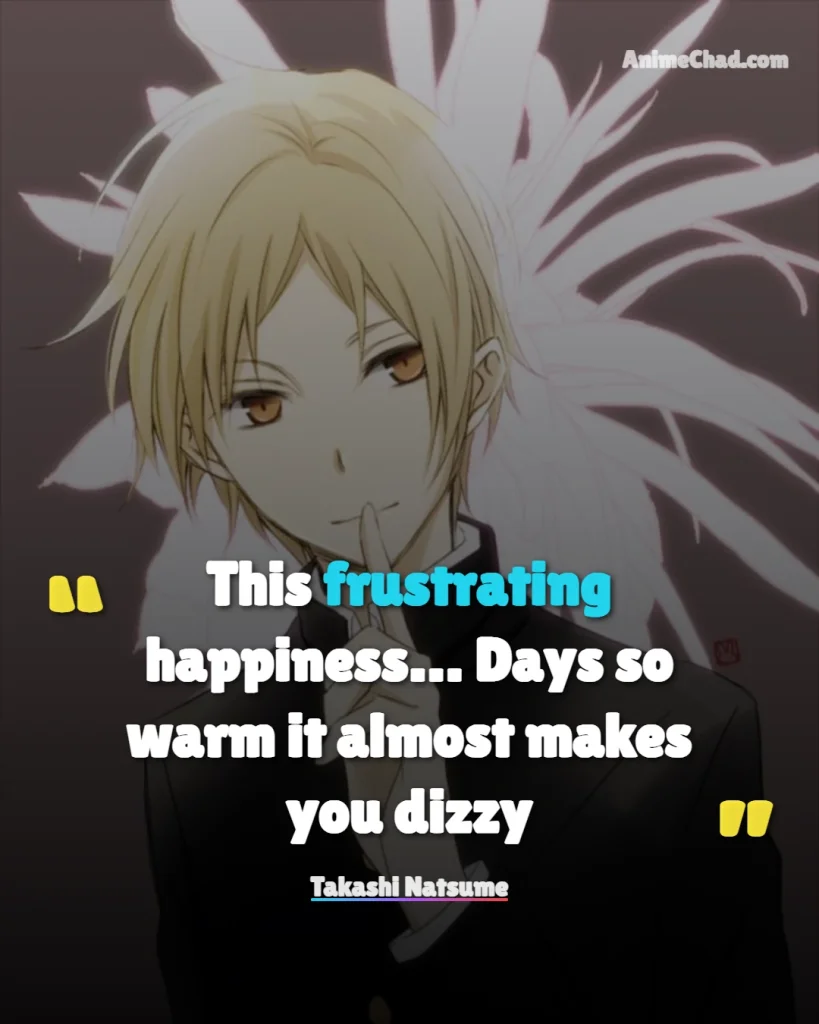Takashi Natsume Quotes (11)