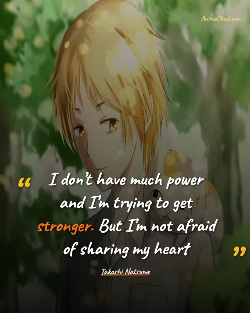 Takashi Natsume Quotes (12)