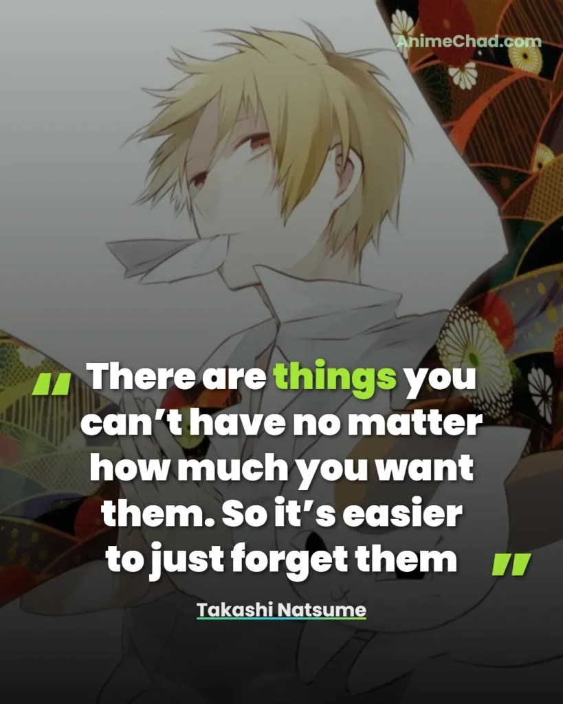 Takashi Natsume Quotes (13)