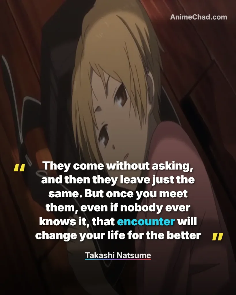 Takashi Natsume Quotes (17)