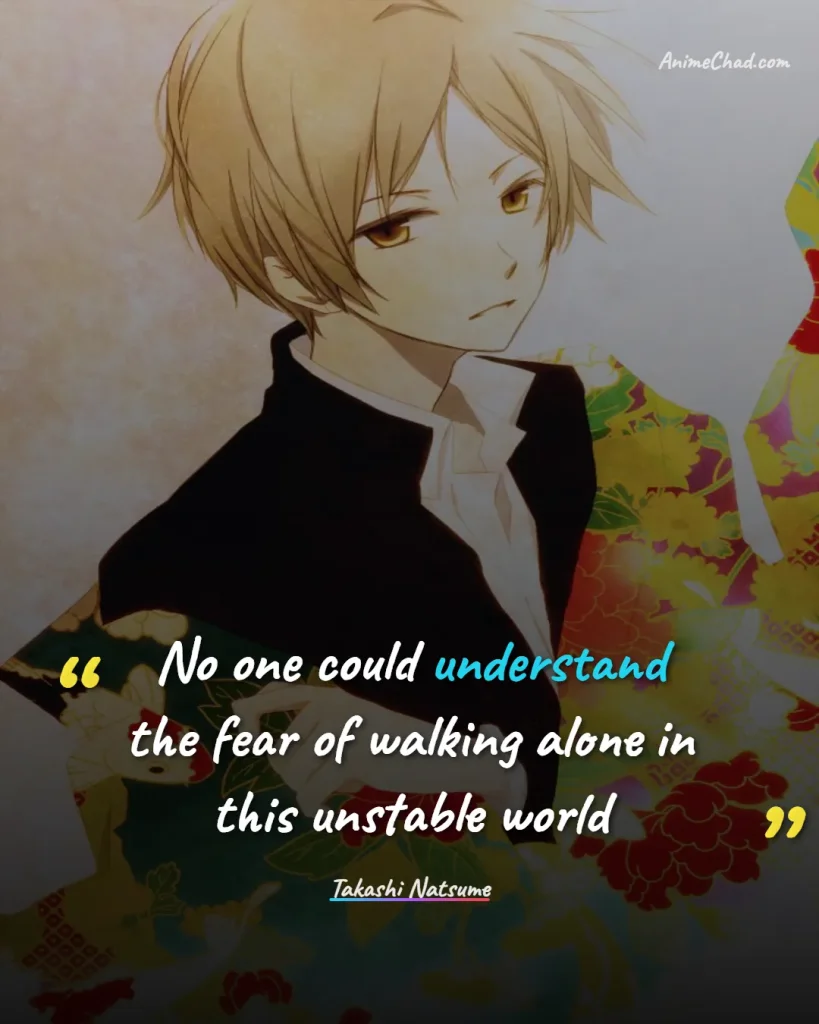 Takashi Natsume Quotes (6)
