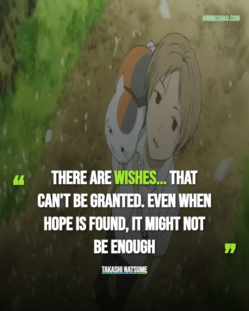 Takashi Natsume Quotes (8)