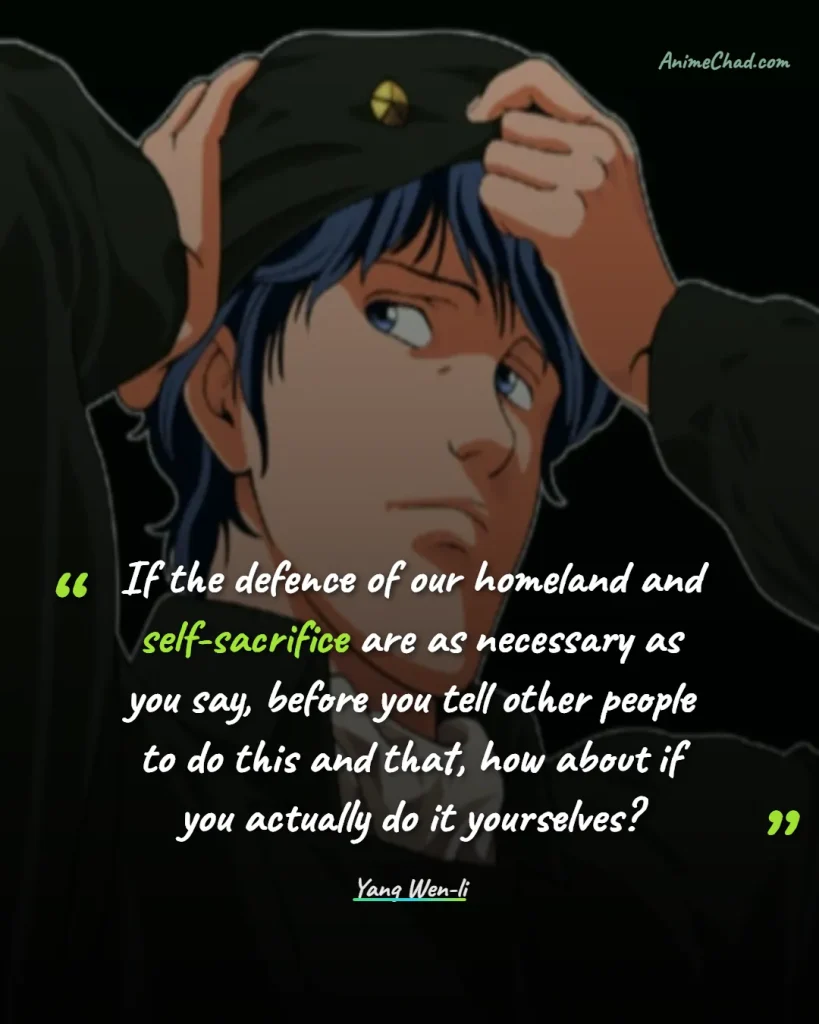 Yang Wen Li Quotes (6)