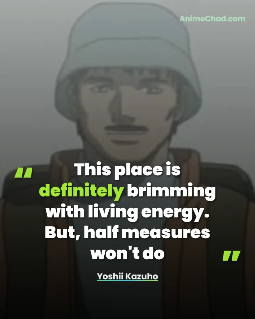 Yoshii Kazuho Quotes (1)