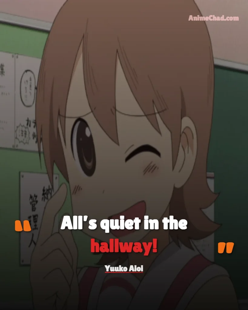 Yuuko Aioi Quotes (2)