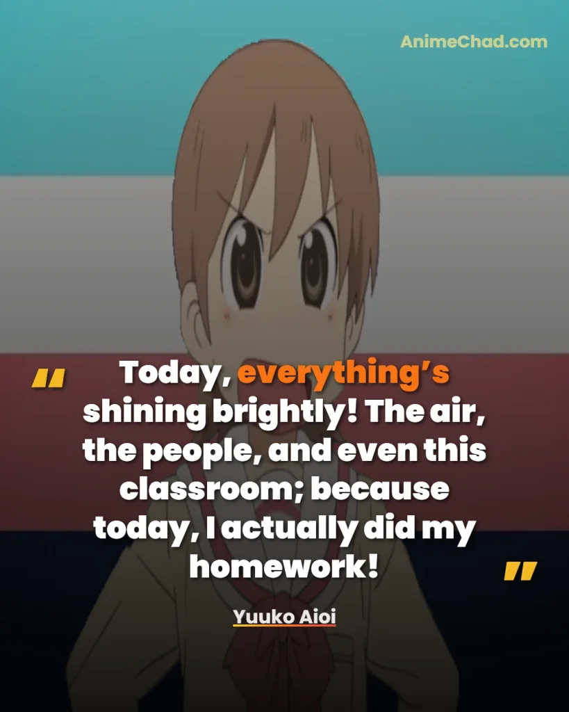 Yuuko Aioi Quotes (3)