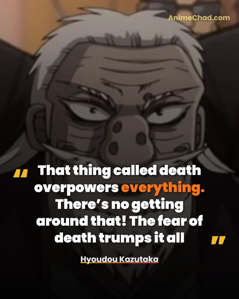 Hyoudou Kazutaka Quotes (1)