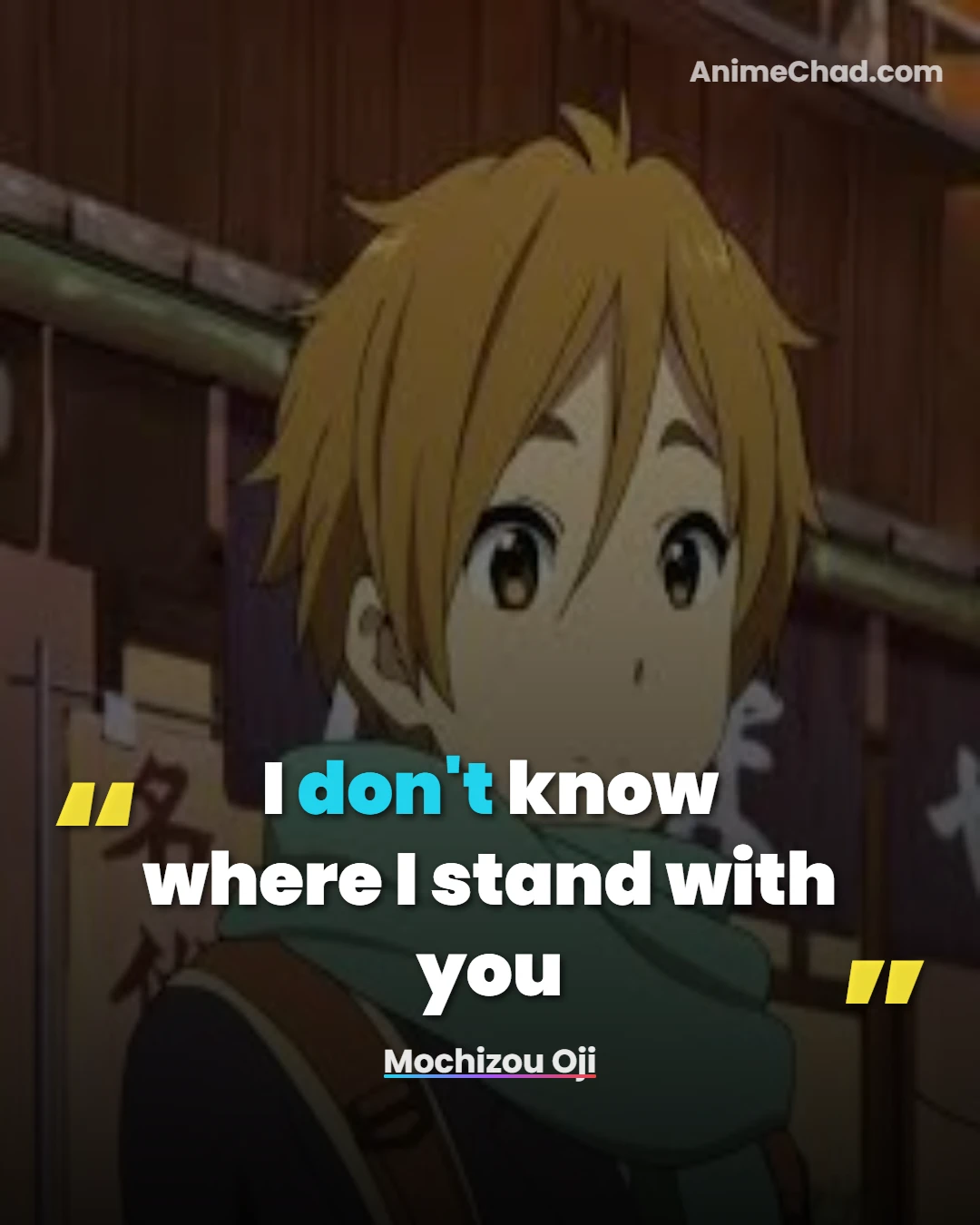 Mochizou Oji Quotes