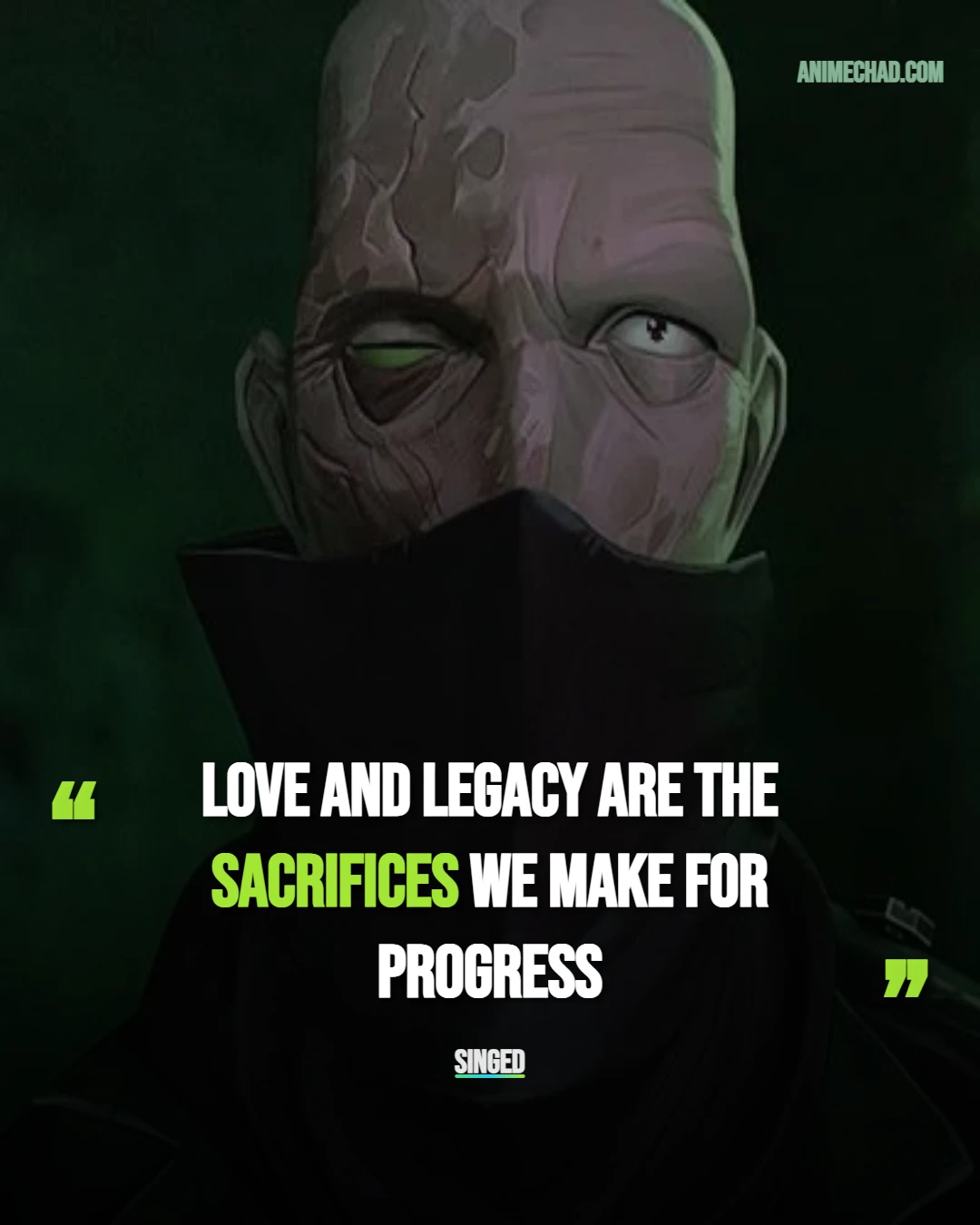 Singed Quotes