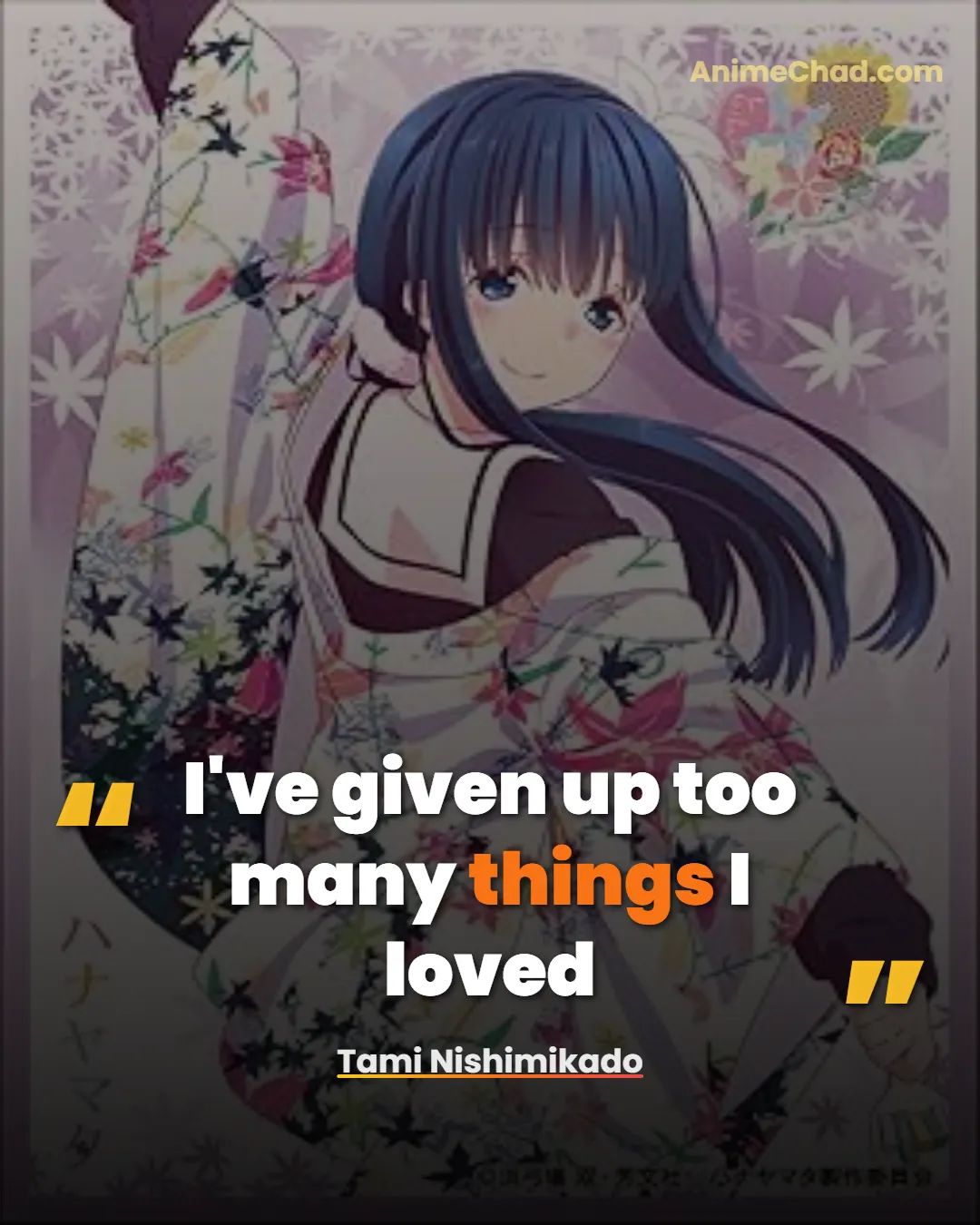 Tami Nishimikado Quotes