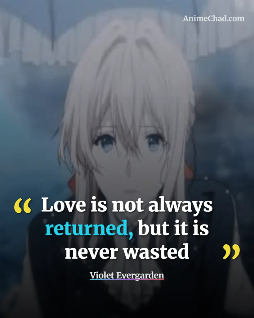 Violet Evergarden Quotes (19)
