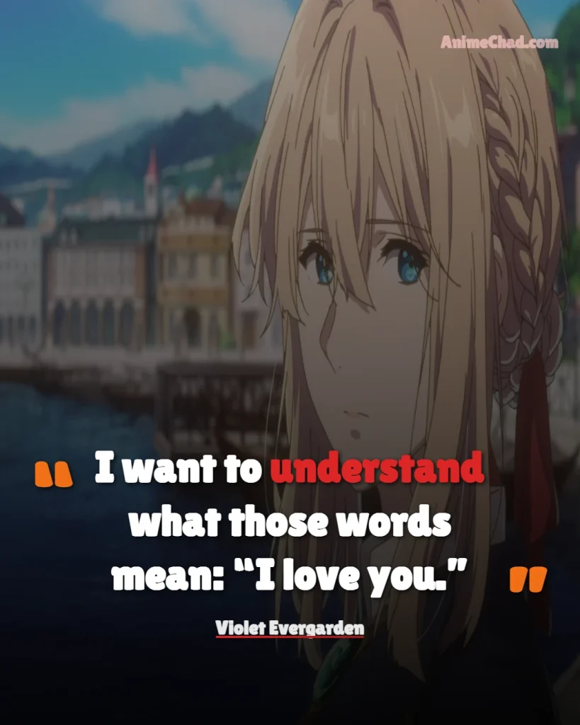 Violet Evergarden Quotes (2)