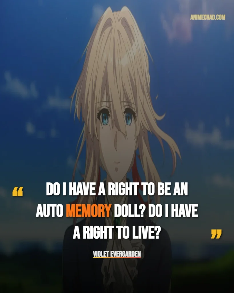 Violet Evergarden Quotes