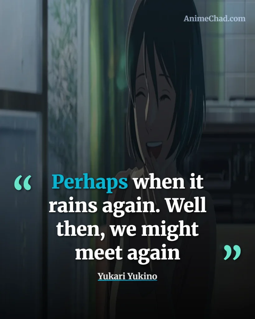 Yukari Yukino Quotes (1)