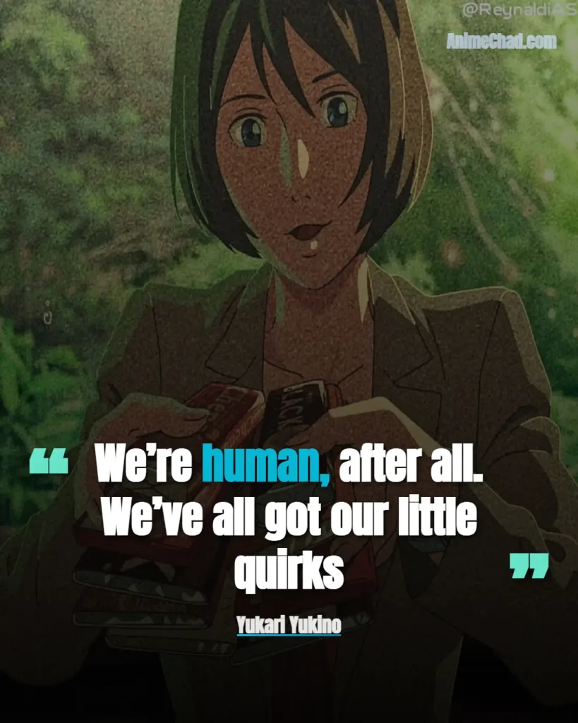 Yukari Yukino Quotes (4)