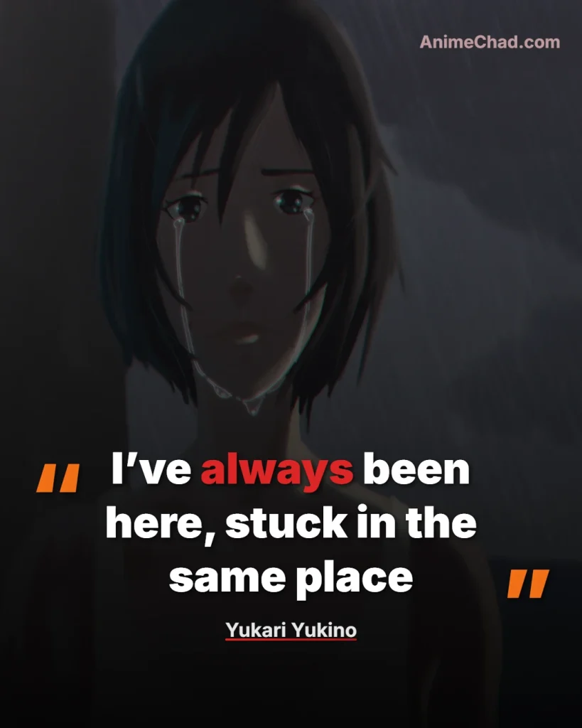 Yukari Yukino Quotes (5)