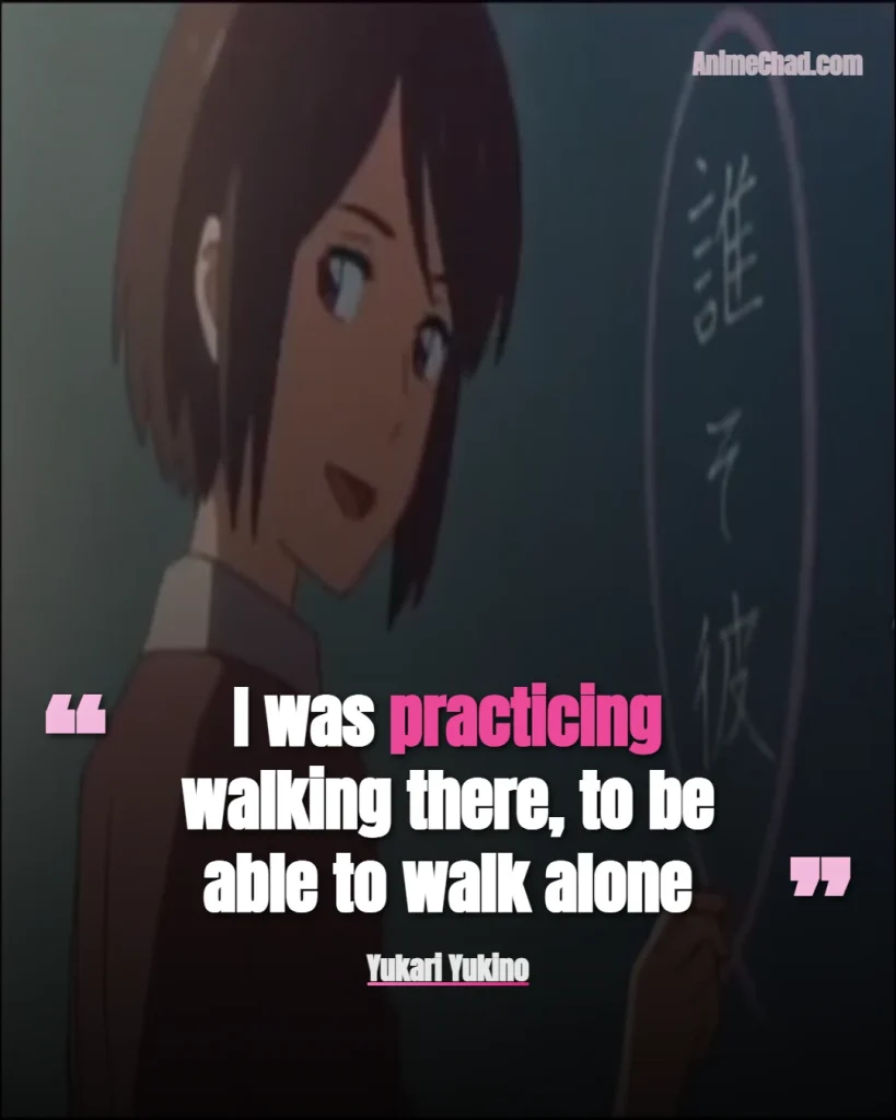 Yukari Yukino Quotes (6)