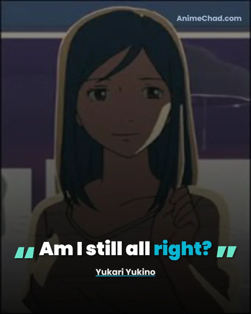 Yukari Yukino Quotes (9)