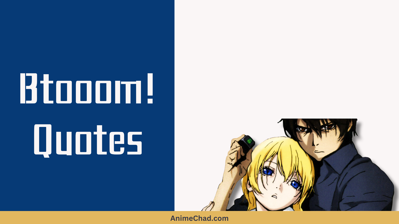Btooom! Quotes