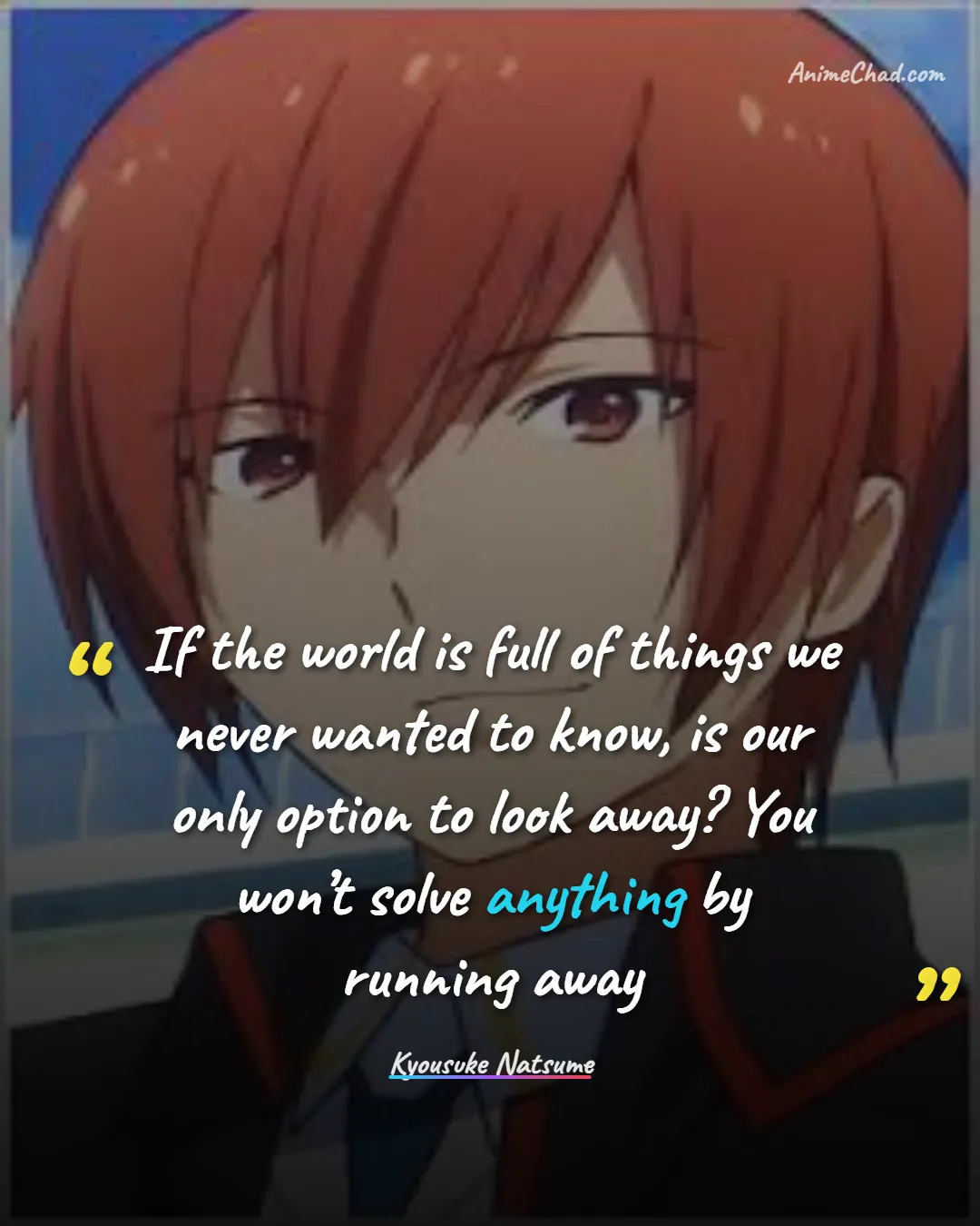 Kyousuke Natsume Quotes (2)