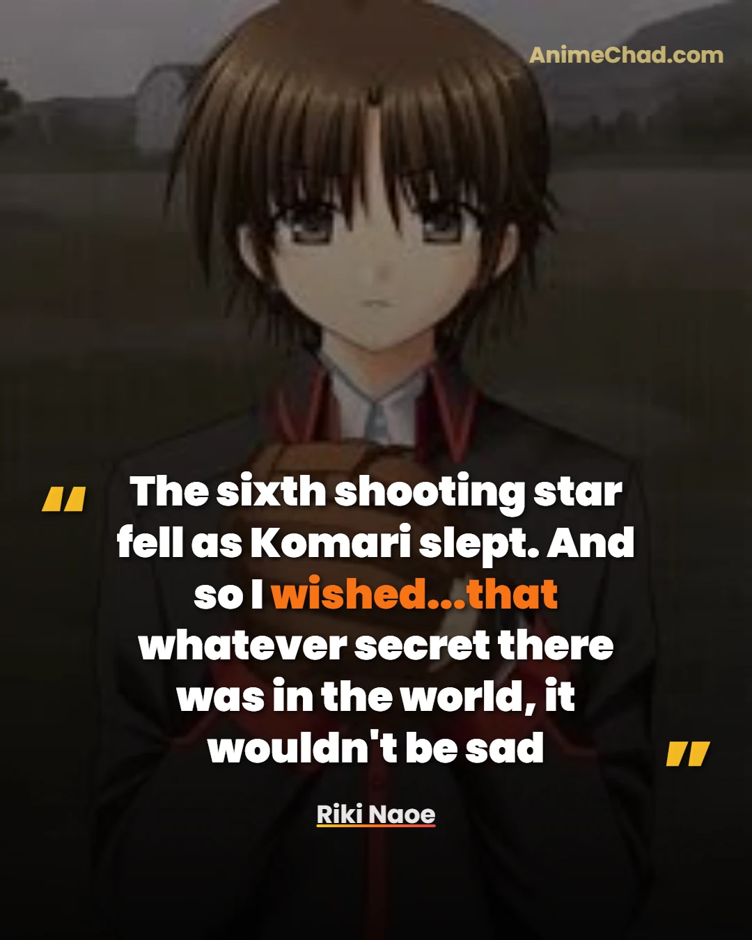 Riki Naoe Quotes (2)